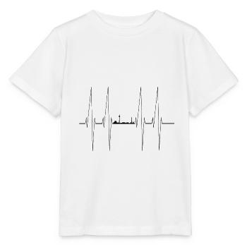 Skyline Dusseldorf - Stanley/Stella MINI CREATOR Kids’ T-Shirt - white - Front - Maike (125cm)