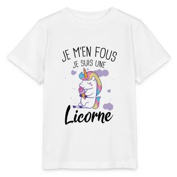 Licorne Cadeau Humour Diction - Stanley/Stella MINI CREATOR Kids’ T-Shirt - white - Front - Maike (125cm)