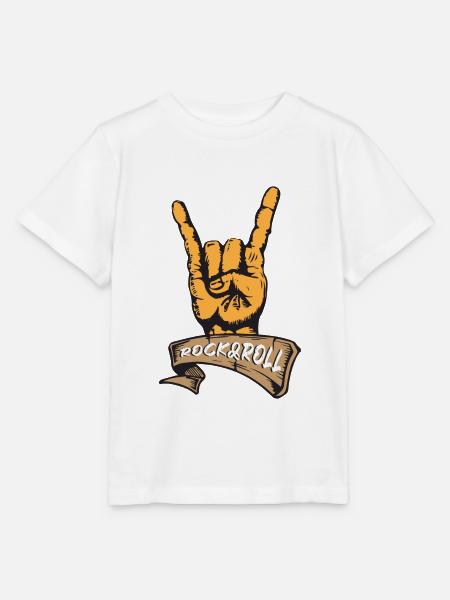 Rock and Roll - Stanley/Stella Kinder T-Shirt MINI CREATOR - Weiß