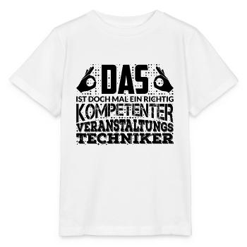 Veranstaltungstechniker Geschenk - Stanley/Stella Kinder T-Shirt MINI CREATOR  - Weiß - Vorne - Maike (125cm)
