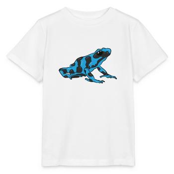Blue Poison Dart Frog Dendrobatidae Poison Arrow - Stanley/Stella MINI CREATOR Kids’ T-Shirt - white - Front - Maike (125cm)