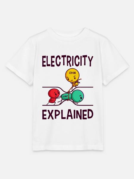 Elektriker Elektroniker lustig Elektronik Elektrik - Stanley/Stella Kinder T-Shirt MINI CREATOR  - Weiß