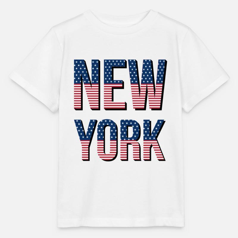 new York - Stanley/Stella MINI CREATOR Kids’ T-Shirt - white