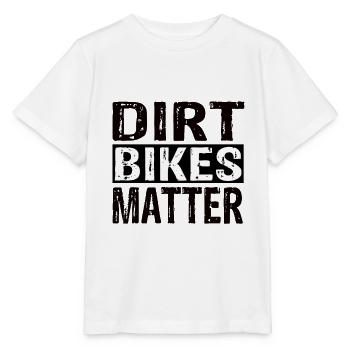 Dirt Bikes Matter - Stanley/Stella Kinder T-Shirt MINI CREATOR  - Weiß - Vorne - Maike (125cm)