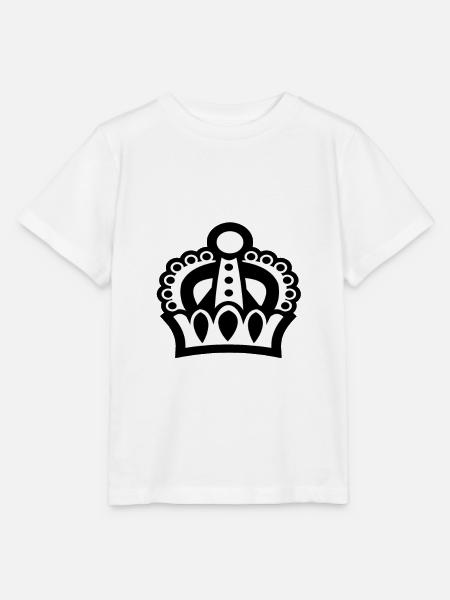Krone Crown - Stanley/Stella Kinder T-Shirt MINI CREATOR  - Weiß