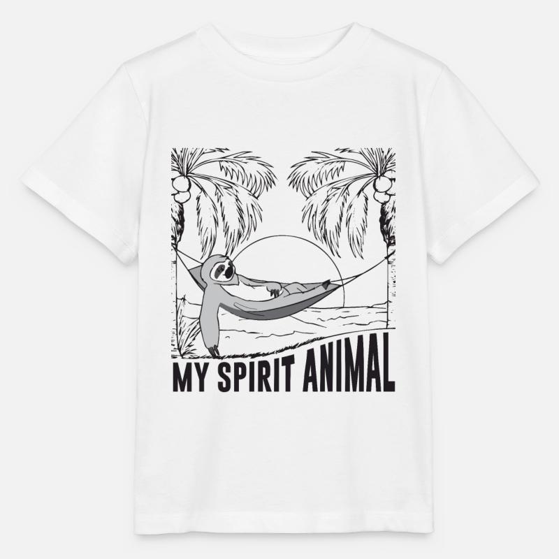 Sloth - Stanley/Stella Kinder T-Shirt MINI CREATOR  - Weiß