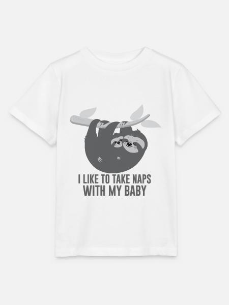 Sloth - Stanley/Stella Kinder T-Shirt MINI CREATOR - Weiß