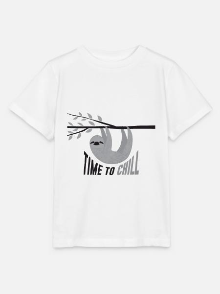 Sloth - Stanley/Stella Kinder T-Shirt MINI CREATOR - Weiß