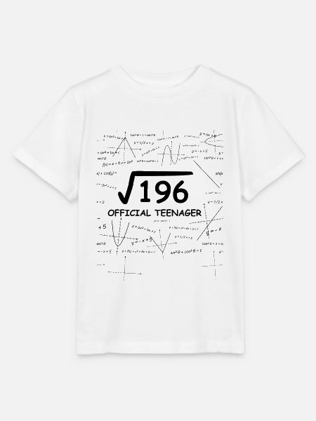14. Geburtstag 14 Jahre Teenager Geschenk Mathe - Stanley/Stella Kinder T-Shirt MINI CREATOR - Weiß