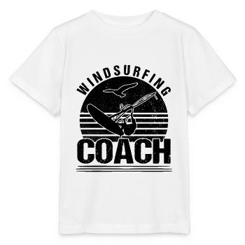 Windsurfing Coach - T-shirt bio MINI CREATOR Stanley/Stella Enfant - blanc - Devant - Maike (125cm)