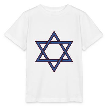Davidstern - Stanley/Stella Kinder T-Shirt MINI CREATOR  - Weiß - Vorne - Maike (125cm)