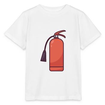 Instrument zur Brandbekämpfung - Stanley/Stella Kinder T-Shirt MINI CREATOR  - Weiß - Vorne - Maike (125cm)
