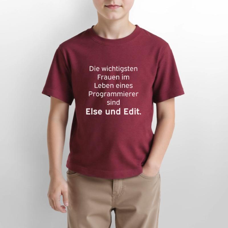 Else und Edit Programmierer Nerd Linux Stanley/Stella Kinder T-Shirt MINI CREATOR 