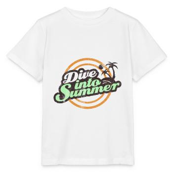 Plongée en plongeurs d'été - T-shirt bio MINI CREATOR Stanley/Stella Enfant - blanc - Devant - Maike (125cm)