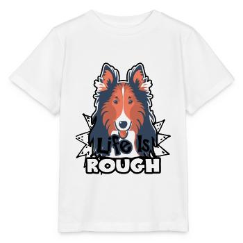 Chemise Colley Rough La vie est rude - T-shirt bio MINI CREATOR Stanley/Stella Enfant - blanc - Devant - Maike (125cm)