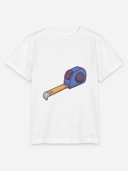 Trademen Maßband - Stanley/Stella Kinder T-Shirt MINI CREATOR - Weiß