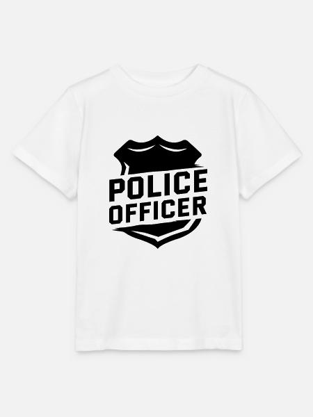 Polizei Polizist - Stanley/Stella Kinder T-Shirt MINI CREATOR - Weiß