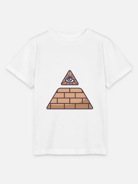 Verschwörungstheorie - Stanley/Stella Kinder T-Shirt MINI CREATOR  - Weiß
