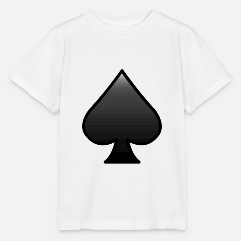 As de pique - T-shirt bio MINI CREATOR Stanley/Stella Enfant - blanc