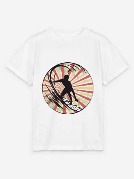 Surfing - Stanley/Stella Kinder T-Shirt MINI CREATOR  - Weiß