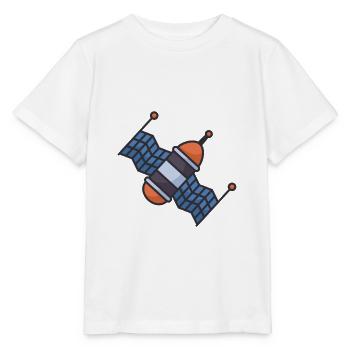 Space Travel Ship - Stanley/Stella MINI CREATOR Kids’ T-Shirt - white - Front - Maike (125cm)
