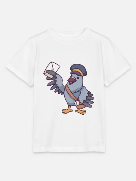 Brieftaube - Stanley/Stella Kinder T-Shirt MINI CREATOR  - Weiß