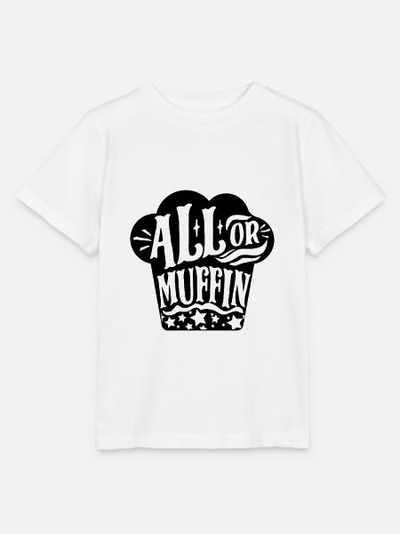 Muffin Backen Bäcker - Stanley/Stella Kinder T-Shirt MINI CREATOR  - Weiß