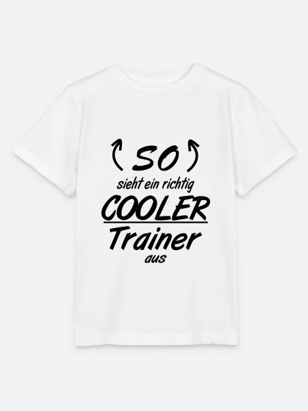 Trainer - So sieht eine richtig coole Trainer aus - Stanley/Stella Kinder T-Shirt MINI CREATOR - Weiß
