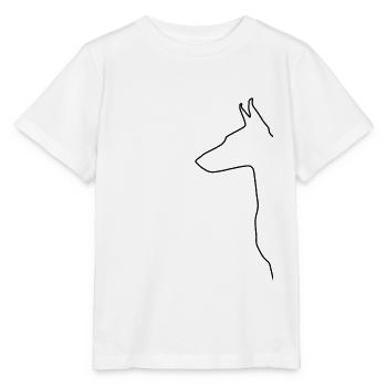 Doberman Pinscher Doberman Gift - Stanley/Stella MINI CREATOR Kids’ T-Shirt - white - Front - Maike (125cm)