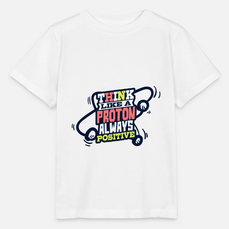 La physique dit le professeur de physique - T-shirt bio MINI CREATOR Stanley/Stella Enfant - blanc