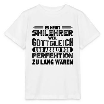 Skilehrer - Stanley/Stella Kinder T-Shirt MINI CREATOR  - Weiß - Vorne - Maike (125cm)