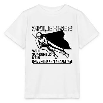 Geschenk Skilehrer - Stanley/Stella Kinder T-Shirt MINI CREATOR  - Weiß - Vorne - Maike (125cm)