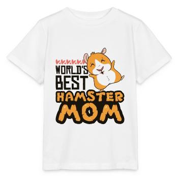 Hamster Mama Dwarf Hamster Gold Hamster Roder - Stanley/Stella MINI CREATOR Kids’ T-Shirt - white - Front - Maike (125cm)