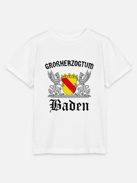 Badener Wappen Großherzogtum Baden Flagge Fahne - Stanley/Stella Kinder T-Shirt MINI CREATOR - Weiß