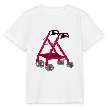 Rollator Walking Aid - Stanley/Stella MINI CREATOR Kids’ T-Shirt - white - Front - Maike (125cm)