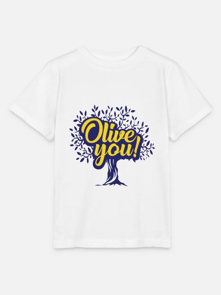 Oliven Liebe - Stanley/Stella Kinder T-Shirt MINI CREATOR  - Weiß