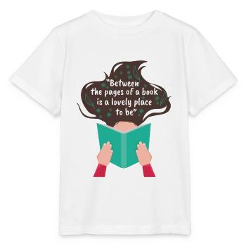 Lire - T-shirt bio MINI CREATOR Stanley/Stella Enfant - blanc - Devant - Maike (125cm)