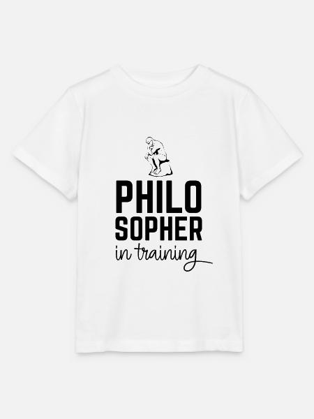 Philosoph in der Ausbildung - Stanley/Stella Kinder T-Shirt MINI CREATOR - Weiß