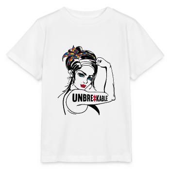 Autismus Bewusstsein - Stanley/Stella Kinder T-Shirt MINI CREATOR  - Weiß - Vorne - Maike (125cm)