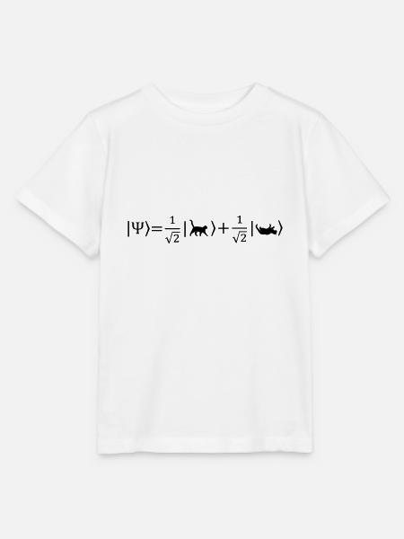 Schrödingers Katze - Physiker Geschenk Physik Nerd - Stanley/Stella Kinder T-Shirt MINI CREATOR  - Weiß