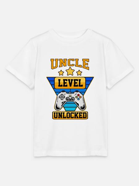 Onkel Level Freigeschaltet - Stanley/Stella Kinder T-Shirt MINI CREATOR  - Weiß