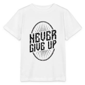 Ne jamais abandonner - T-shirt bio MINI CREATOR Stanley/Stella Enfant - blanc - Devant - Maike (125cm)