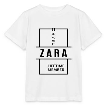 Cadeau d’anniversaire de nom personnalisé de Zara de femmes - T-shirt bio MINI CREATOR Stanley/Stella Enfant - blanc - Devant - Maike (125cm)