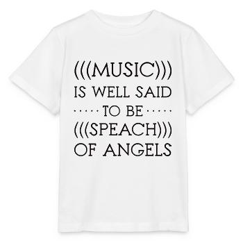 Music is the language of the Angel Choir Orchestra - Stanley/Stella MINI CREATOR Kids’ T-Shirt - white - Front - Maike (125cm)