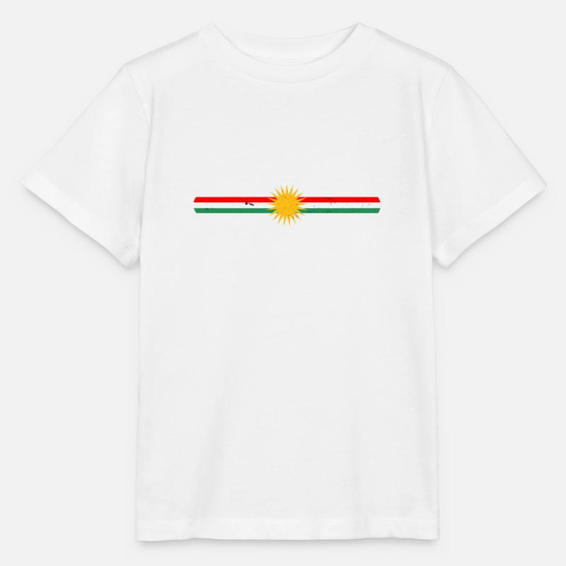 Kurde Kurdistan Biji Kurdistan - T-shirt bio MINI CREATOR Stanley/Stella Enfant - blanc