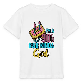 I'm a 90's R&b Kinda Girl - Stanley/Stella Kinder T-Shirt MINI CREATOR  - Weiß - Vorne - Maike (125cm)