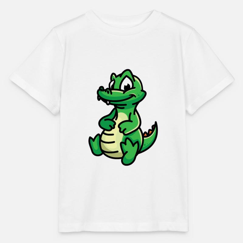 Alligator - Stanley/Stella Kinder T-Shirt MINI CREATOR - Weiß