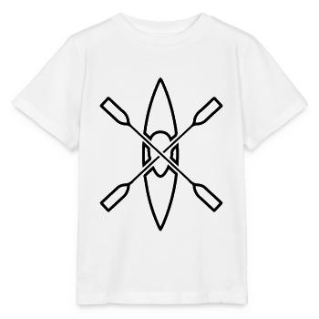 KAYAK PADDLE KAYAK Kayaker Kayaking Kayaking - Stanley/Stella MINI CREATOR Kids’ T-Shirt - white - Front - Maike (125cm)