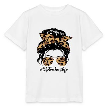 Sprachtherapie Leben Sprachpathologe - Stanley/Stella Kinder T-Shirt MINI CREATOR  - Weiß - Vorne - Maike (125cm)