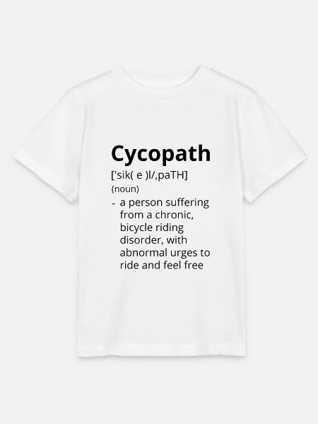 Cycopath Definition Description - Stanley/Stella Kinder T-Shirt MINI CREATOR  - Weiß